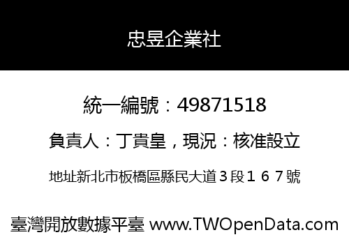 忠昱企業社