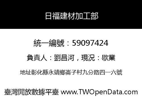 日福建材加工部