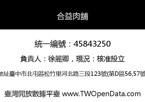 合益肉舖