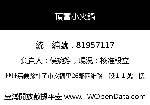 頂富小火鍋