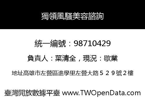 獨領風騷美容諮詢