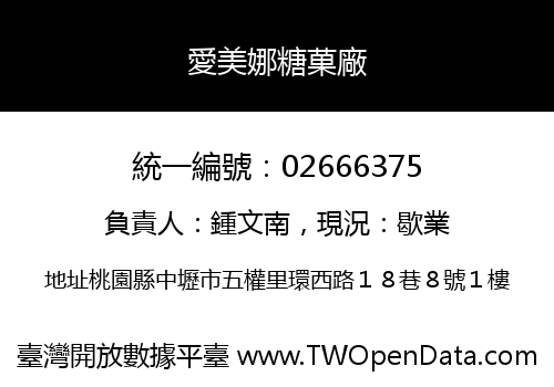 愛美娜糖菓廠