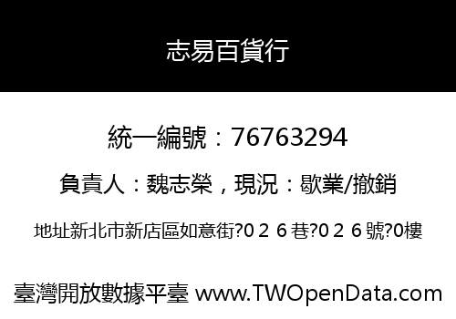 志易百貨行