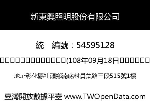 新東興照明股份有限公司