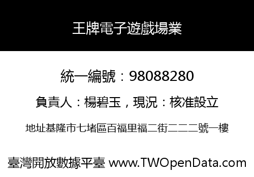 王牌電子遊戲場業