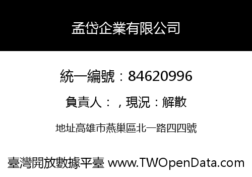 孟岱企業有限公司