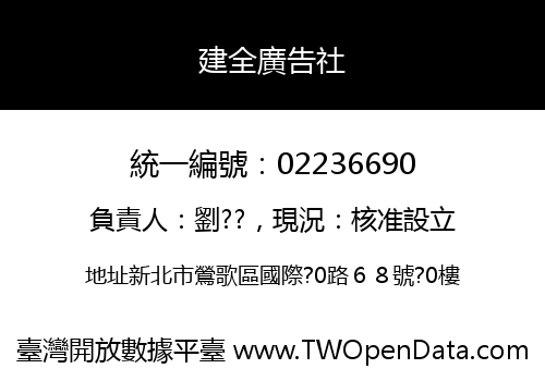 建全廣告社