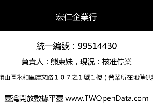 宏仁企業行