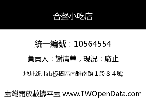 合聲小吃店