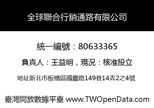 全球聯合行銷通路有限公司