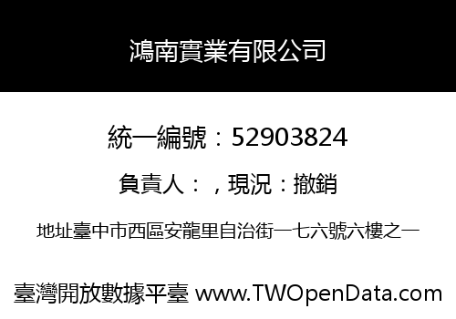 鴻南實業有限公司