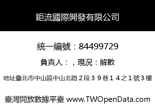 鉅流國際開發有限公司