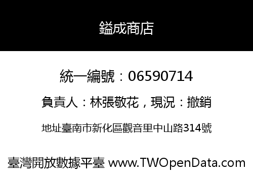 鎰成商店