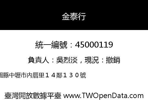 金泰行