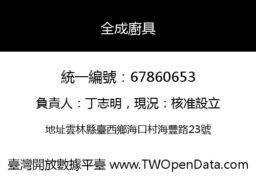 全成廚具