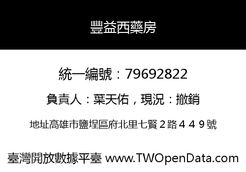 豐益西藥房