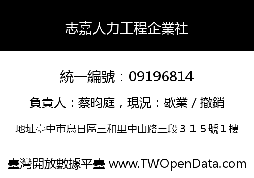 志嘉人力工程企業社