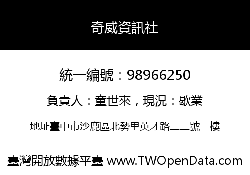 奇威資訊社