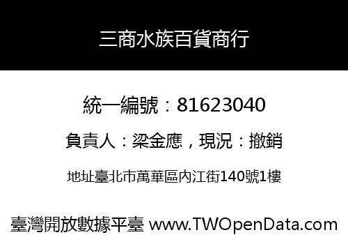 三商水族百貨商行