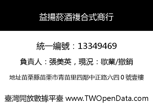 益揚菸酒複合式商行