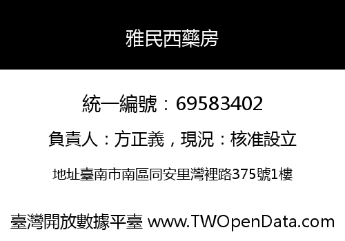 雅民西藥房