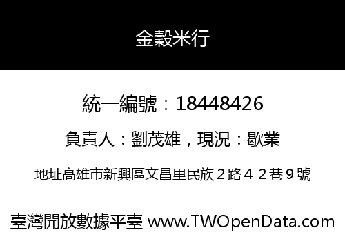 金穀米行