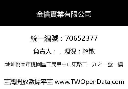 金償實業有限公司