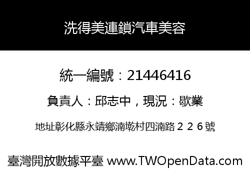 洗得美連鎖汽車美容