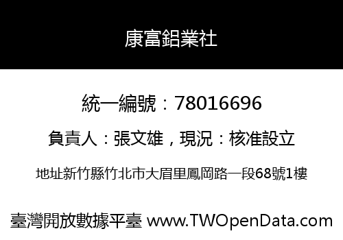 康富鋁業社