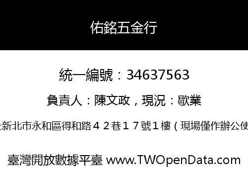 佑銘五金行