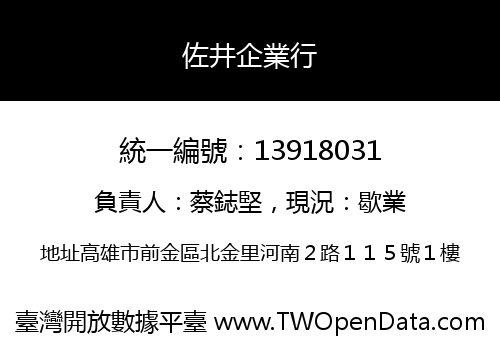 佐井企業行