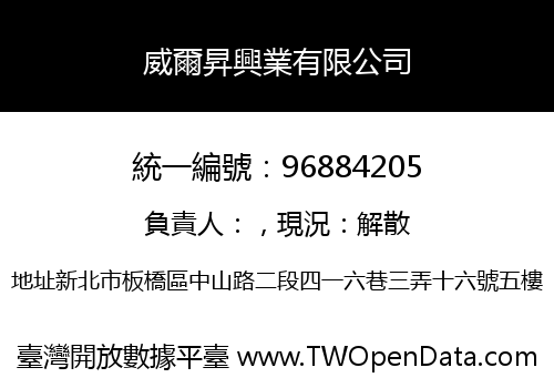 威爾昇興業有限公司