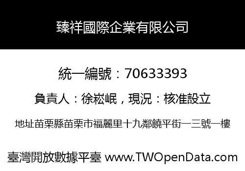 臻祥國際企業有限公司