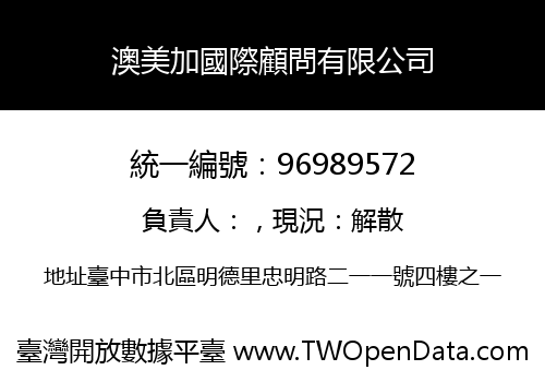 澳美加國際顧問有限公司