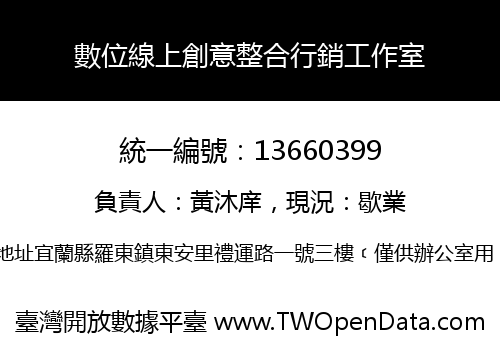 數位線上創意整合行銷工作室