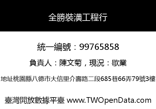 全勝裝潢工程行