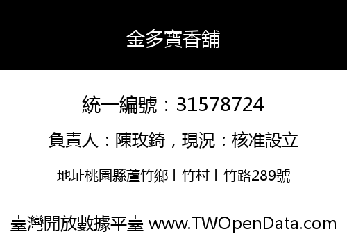 金多寶香舖