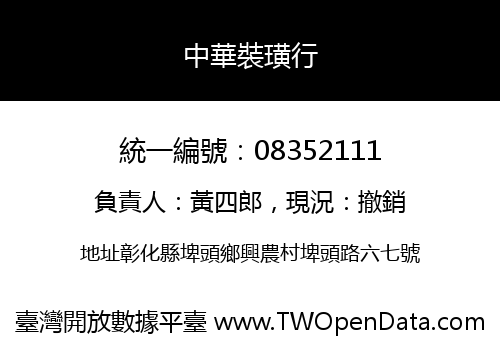 中華裝璜行