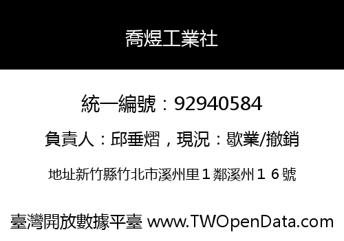 喬煜工業社