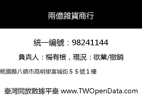 兩億雜貨商行