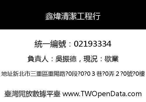 鑫煒清潔工程行