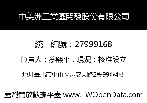 中美洲工業區開發股份有限公司