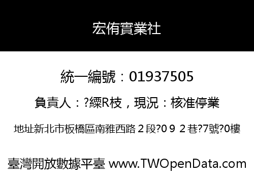 宏侑實業社
