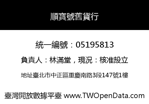 順寶號舊貨行