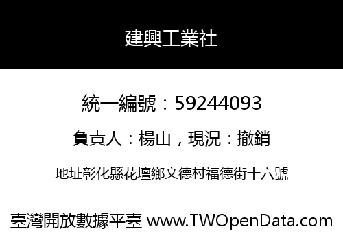 建興工業社