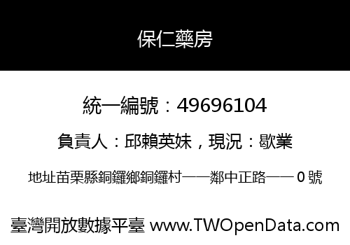 保仁藥房