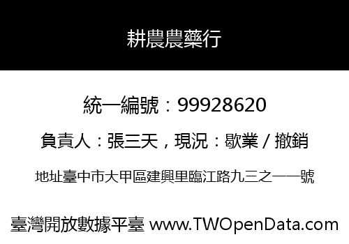 耕農農藥行