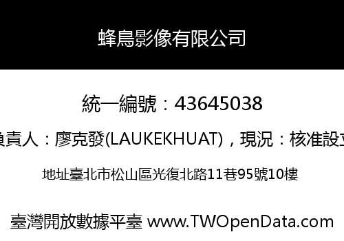 蜂鳥影像有限公司