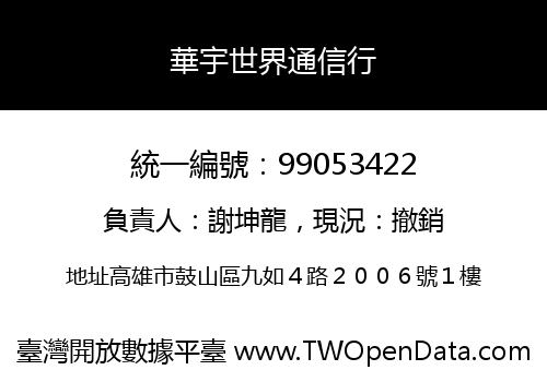 華宇世界通信行
