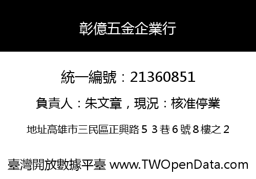 彰億五金企業行